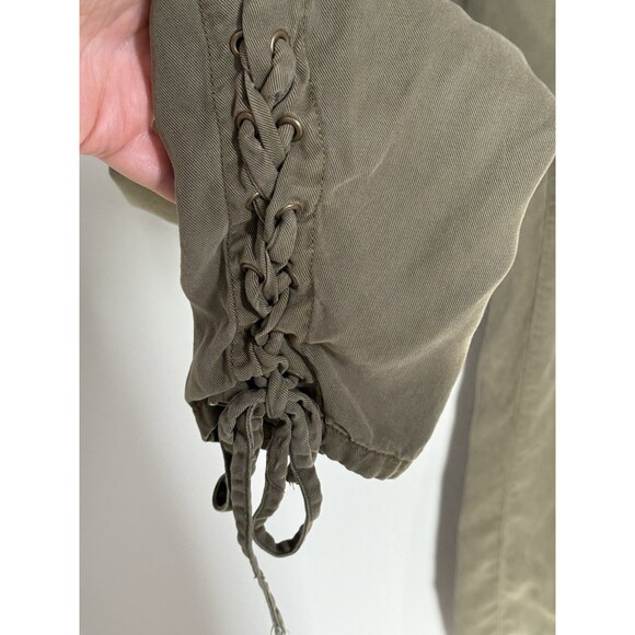 Pistola Ysabel Olive Green Sleeveless Jumpsuit Size S 100% Tencel Spring Summer - Picture 12 of 16